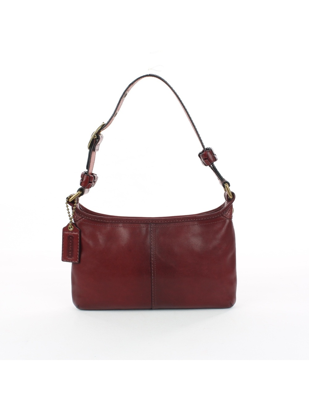 Coach Legacy Bleecker Burgundy Leather Bag F11415 Vtg Y2K